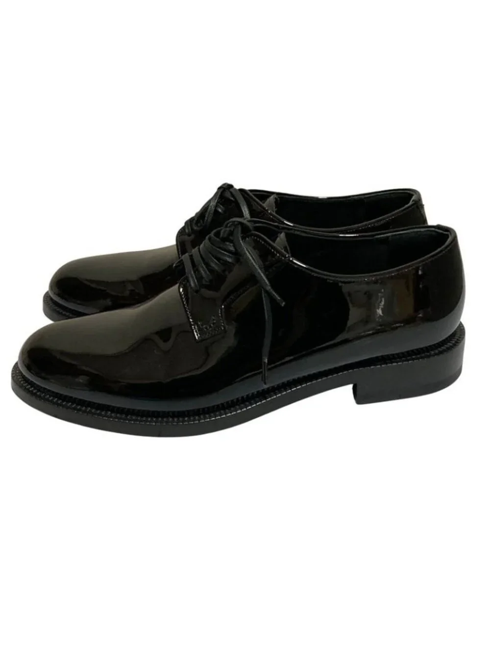 Celine Patent Leather Enamel Lace Up Shoes 39 - Picture 5 of 8